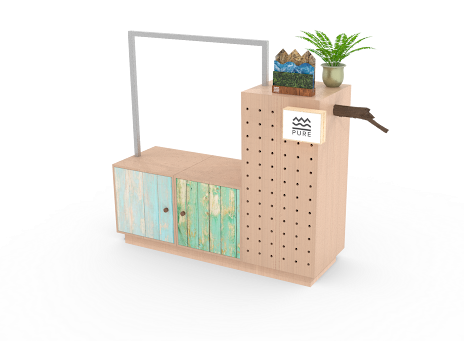 Pure Clothing Display